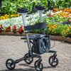 Senior Upright Stand Up Rollator Walker With Seat - Aroflit