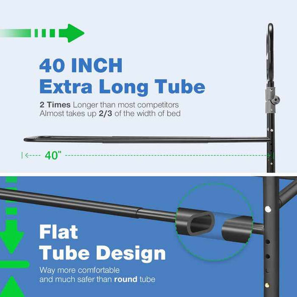 Seniors Adults Side Bed Safety Rails Assist Bars - Aroflit
