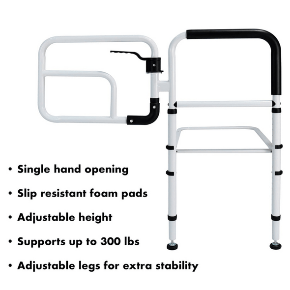 Seniors Adults Side Bed Safety Rails Assist Bars - Aroflit