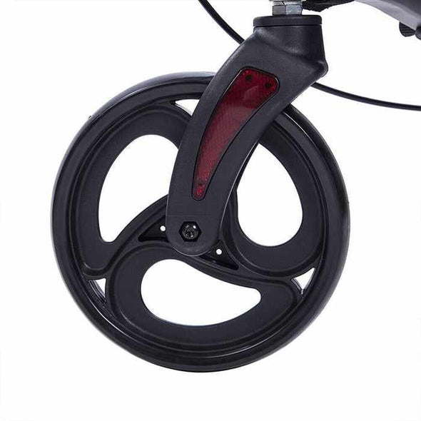 Seniors Upright Stand Up Rollator Walker With Seat - Aroflit