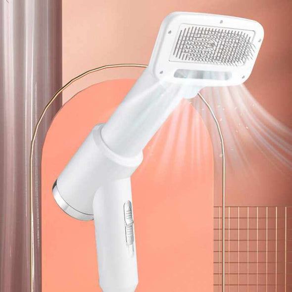 Shiner™ 2 - in - 1 Dog Hair Dryer Brush - Aroflit