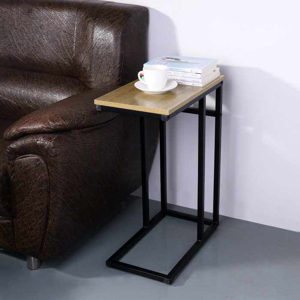 SideStream™ Table Wood & Metal Sofa Side Laptop Table - Aroflit