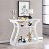 Slim Console Table with Storage for Entryway, Living Room, Hallway - Aroflit