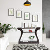 Slim Console Table with Storage for Entryway, Living Room, Hallway - Aroflit
