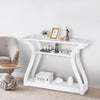 Slim Console Table with Storage for Entryway, Living Room, Hallway - Aroflit