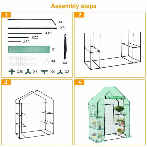 Small Backyard Green House Kit - Aroflit