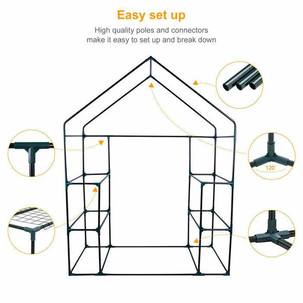 Small Backyard Green House Kit - Aroflit
