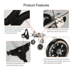Small Dog Back Legs Wheelchair - Aroflit