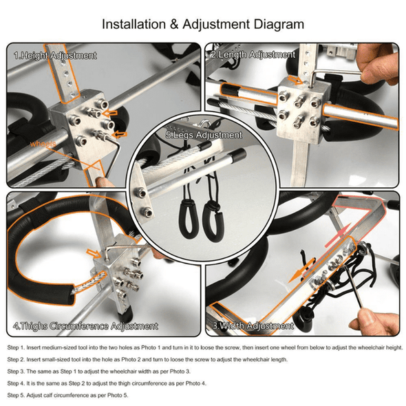 Small Dog Back Legs Wheelchair - Aroflit