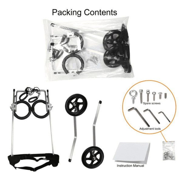 Small Dog Back Legs Wheelchair - Aroflit