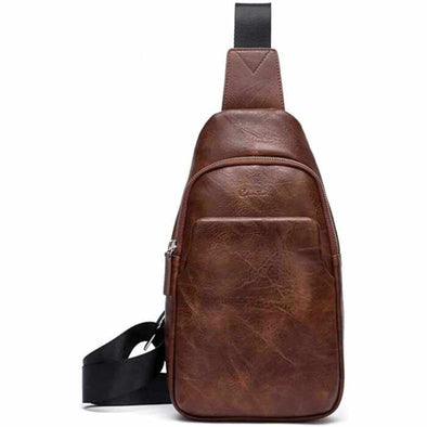 Small Leather Crossbody Shoulder Bag - Aroflit