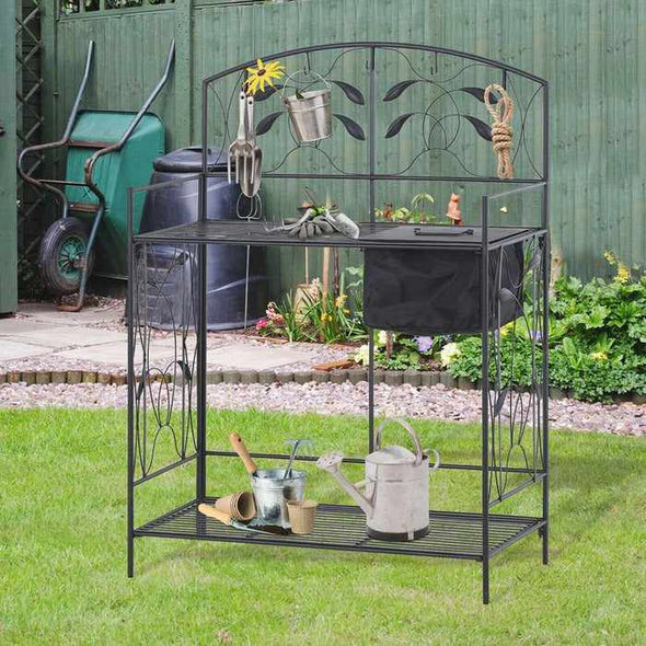Small Outdoor Garden Planting Potting Table Benches - Aroflit