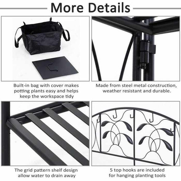 Small Outdoor Garden Planting Potting Table Benches - Aroflit