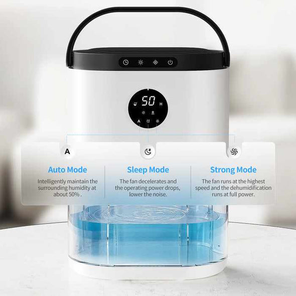 Small Quiet Portable Bathroom Dehumidifier - Aroflit
