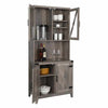 Small Rustic Kitchen Buffet With Hutch Cabinet - Aroflit