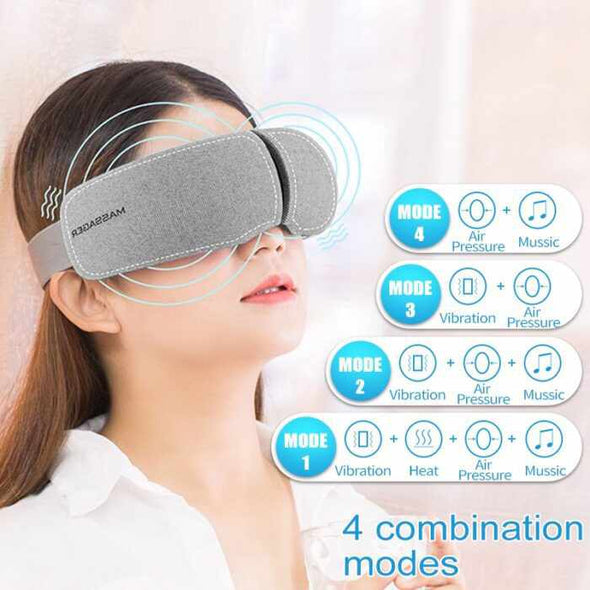Smart Eye Massager With Bluetooth Vibration Massager - Aroflit