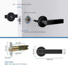 Smart Fingerprint Biometric Door Lock Handle Knob with Bluetooth App - Aroflit