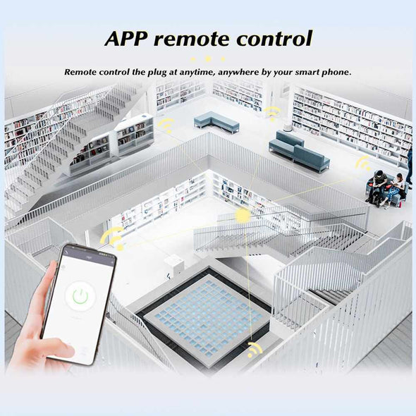 Smart Socket WiFi Smart Plug With Power Monitoring - Aroflit