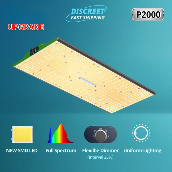 LED Grow Light Full Spectrum – 200W, High Efficiency, Sunlike Spectrum