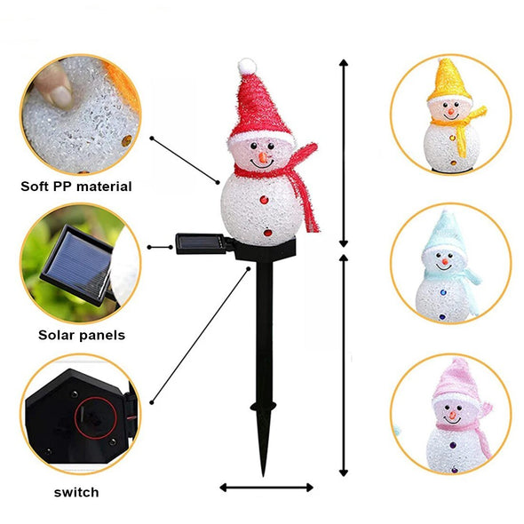 SnowLight™ Snowman Solar Christmas Lights Outdoor Decoration - Aroflit