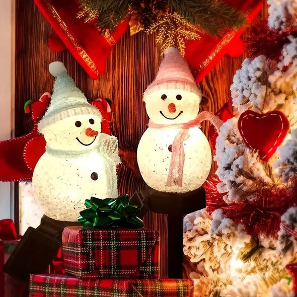 SnowLight™ Snowman Solar Christmas Lights Outdoor Decoration - Aroflit