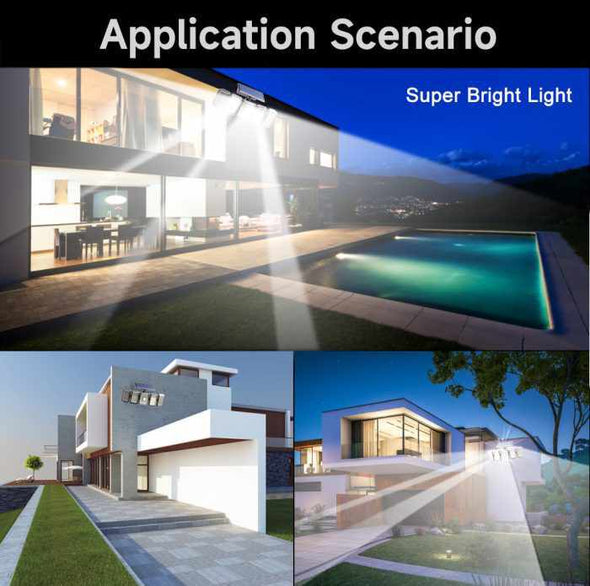 Solar 300 LED Light Outdoor Motion Sensor Bionic Floodlights - Aroflit