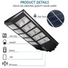 Solar - Powered Commercial Street Lights, 2000W, Motion Sensor, IP67 - Aroflit