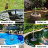 Solar Powered Floating Pump Water Fountain - Aroflit