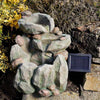 Solar Powered Water Fountain Rock Fall Stone Feature - Aroflit