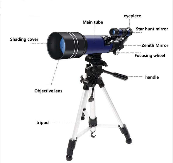 Space Telescope Pro with 150X Magnification & Smartphone Adapter - Aroflit