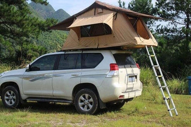 Spacious Car Roof Top Camping Tent with Ladder - Lightweight & Waterproof - Aroflit