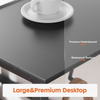 Spacious Computer Desk with Drawers and Storage, Home & Office - Aroflit