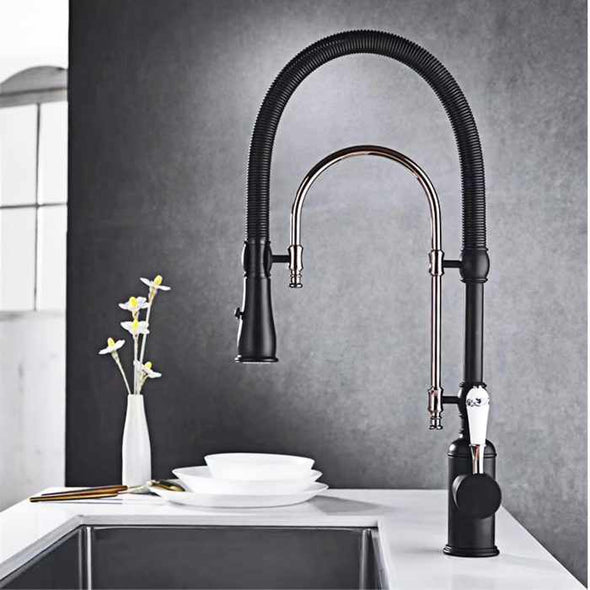 Spootly™ Luxury Copper Kitchen Sink Faucet Single Hole Faucet - Aroflit