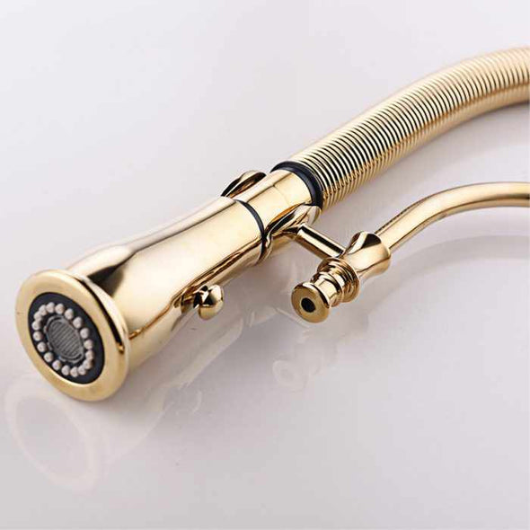 Spootly™ Luxury Copper Kitchen Sink Faucet Single Hole Faucet - Aroflit