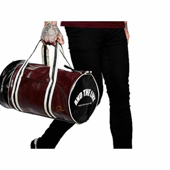 Sport Gym Leather Bag With Shoes Storage Pocket - Aroflit