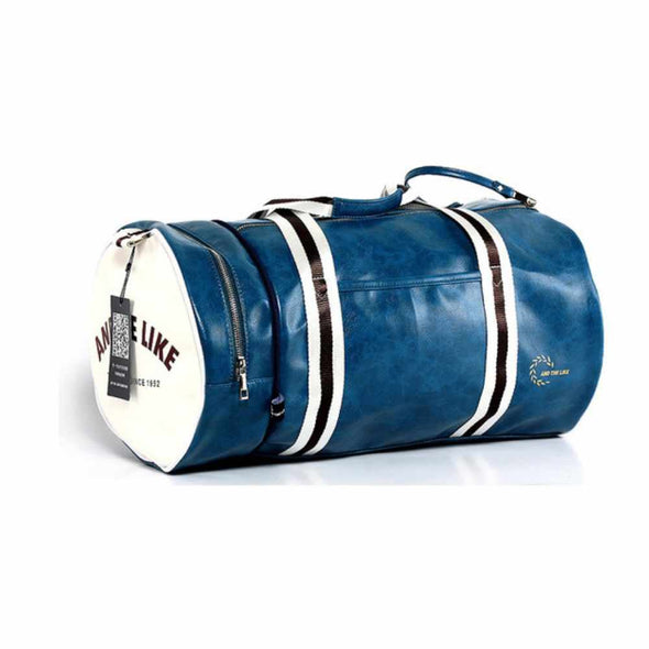Sport Gym Leather Bag With Shoes Storage Pocket - Aroflit