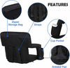 Stadium Bleacher Chair Seat With Back & Cushion (Set of 2) - Aroflit