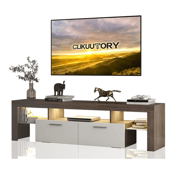 Stand For 55" Tv With LED Lights - Aroflit