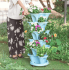 Stand Stacking Planters for Strawberries, Herbs, and Flowers - Aroflit