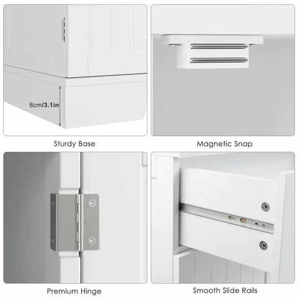 Standalone Freestanding Kitchen Pantry Cabinet - Aroflit
