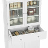 Standalone Freestanding Kitchen Pantry Cabinet - Aroflit