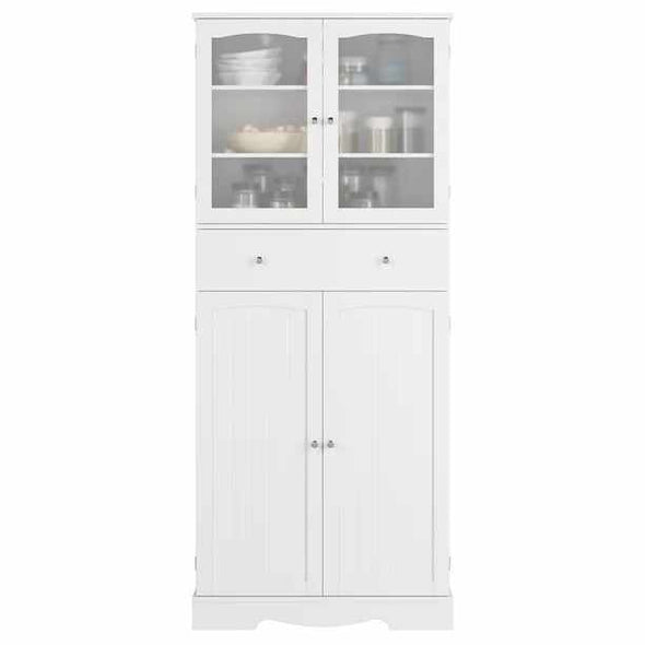 Standalone Freestanding Kitchen Pantry Cabinet - Aroflit