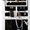 Standing Jewelry Armoire Cabinet With Mirror - Aroflit