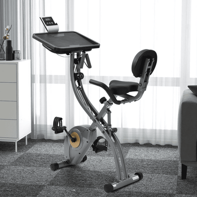 Stationary Folding Exercise Workout Bike - Aroflit