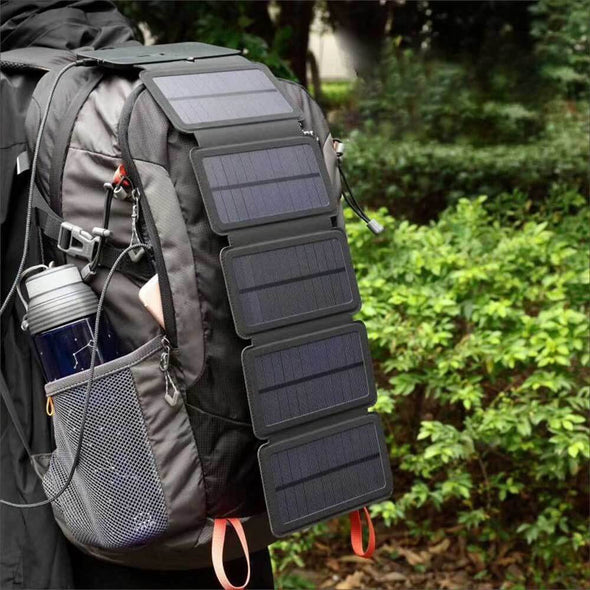 SunBeam™ Portable Solar Panel Outdoor Camping Mobile Phone Charger - Aroflit
