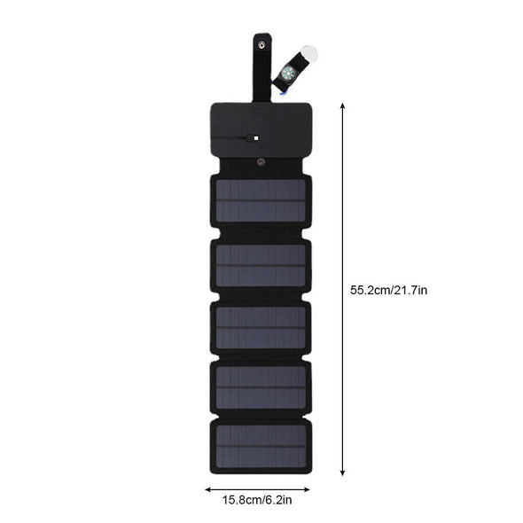 SunBeam™ Portable Solar Panel Outdoor Camping Mobile Phone Charger - Aroflit