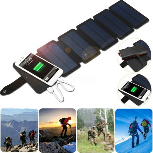 SunBeam™ Portable Solar Panel Outdoor Camping Mobile Phone Charger - Aroflit