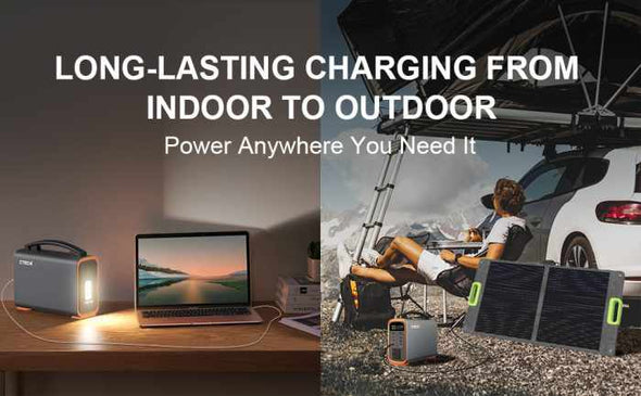 SunEnergy™ Portable Power Station Solar Generator with Foldable Solar Panel - Aroflit