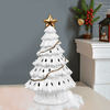 Tabletop Pre Lit Ceramic Christmas Tree With Lights - Aroflit