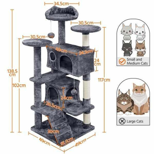 Tall Cat Tree Tower - Aroflit